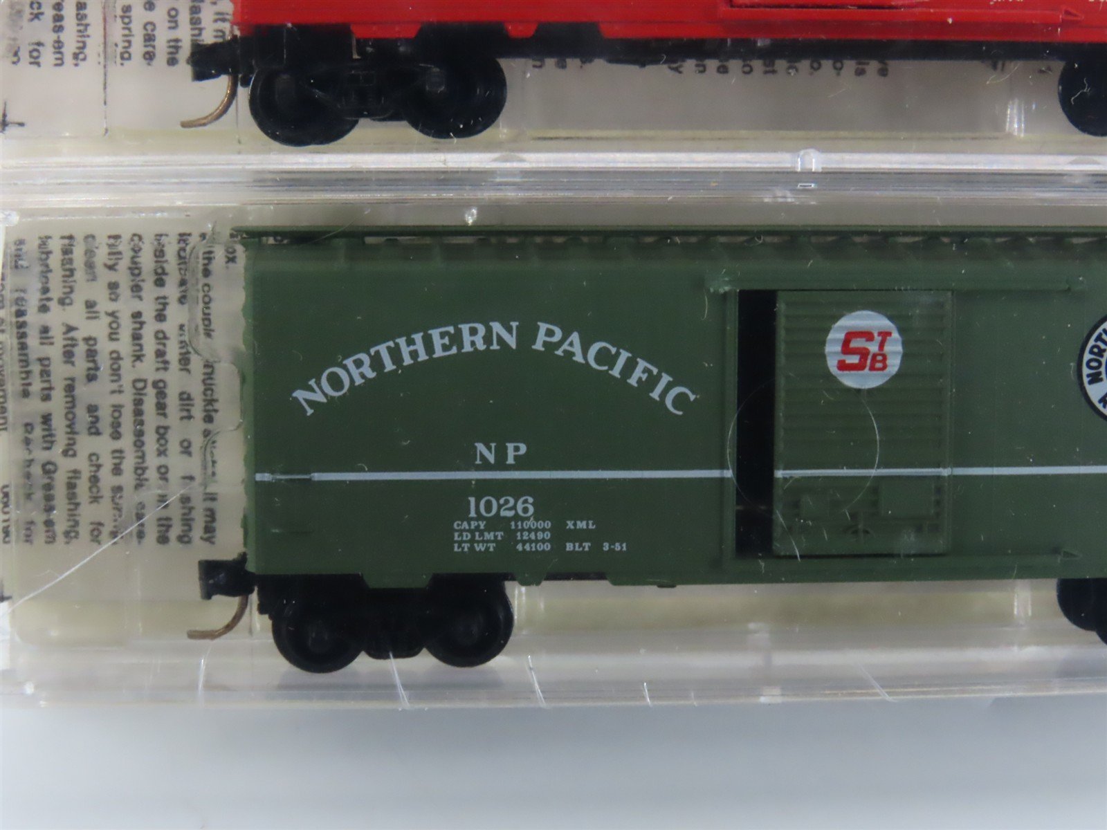 N Kadee Micro-Trains MTL TexNrails Special Run UP/NP Box Cars 2-Pack Sealed