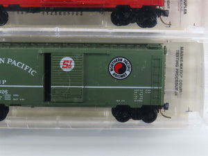 N Kadee Micro-Trains MTL TexNrails Special Run UP/NP Box Cars 2-Pack Sealed
