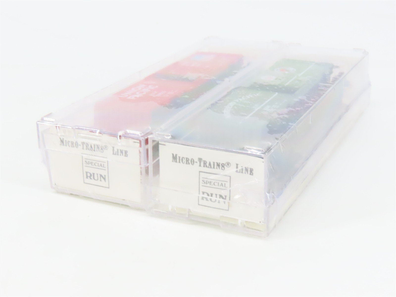 N Kadee Micro-Trains MTL TexNrails Special Run UP/NP Box Cars 2-Pack Sealed