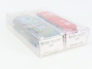 N Kadee Micro-Trains MTL TexNrails Special Run UP/NP Box Cars 2-Pack Sealed
