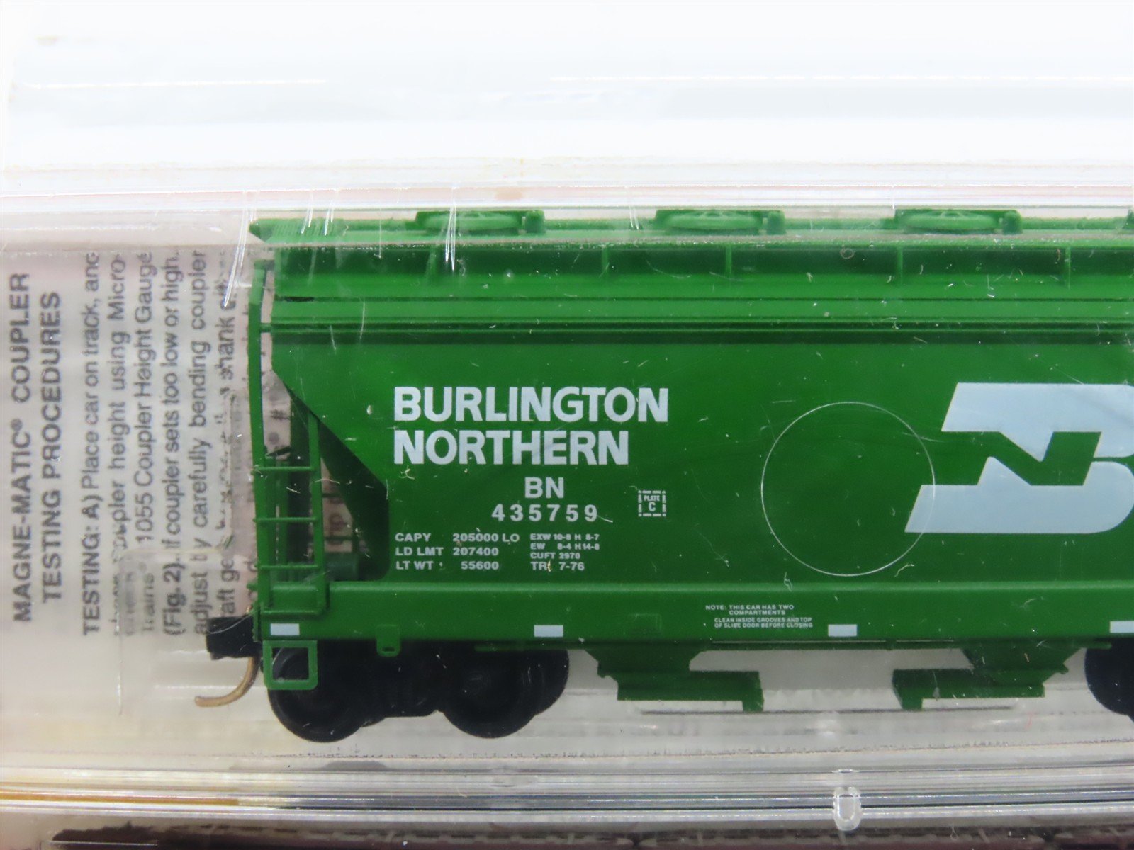 N Scale Micro-Trains MTL 94102 BN/ATSF BNSF Merger Hoppers 2-Pack Sealed