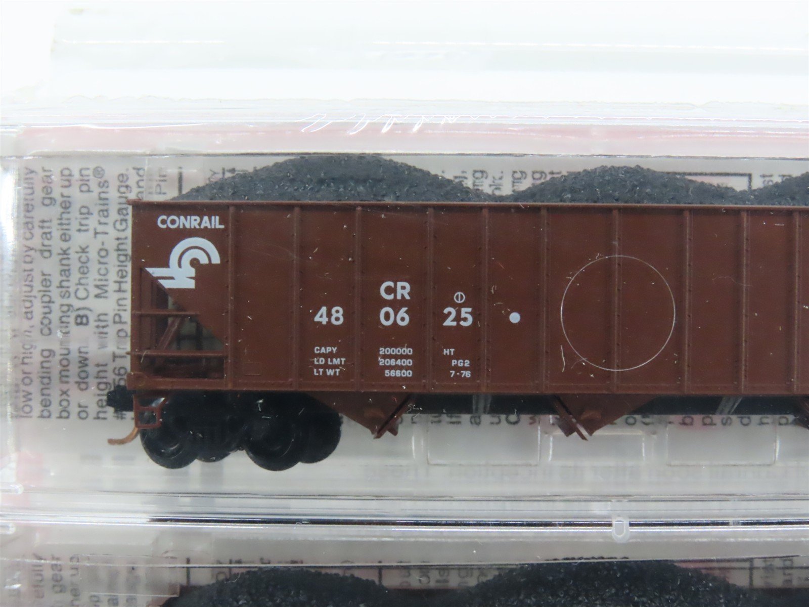N Scale Micro-Trains MTL 108032 CR Conrail 3-Bay Hoppers w/ Loads 2-Pack Sealed