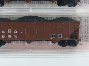 N Scale Micro-Trains MTL 108032 CR Conrail 3-Bay Hoppers w/ Loads 2-Pack Sealed