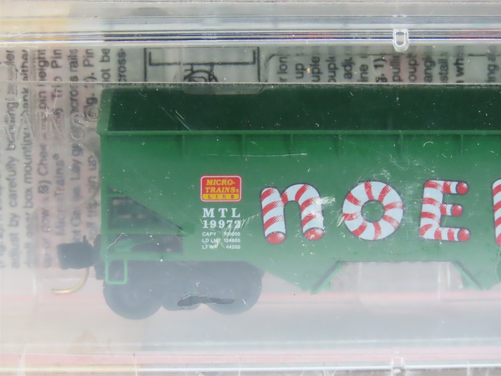 N Scale Micro-Trains MTL 55392 1997 Noel Holiday 2-Bay Hoppers 2-Pack Sealed