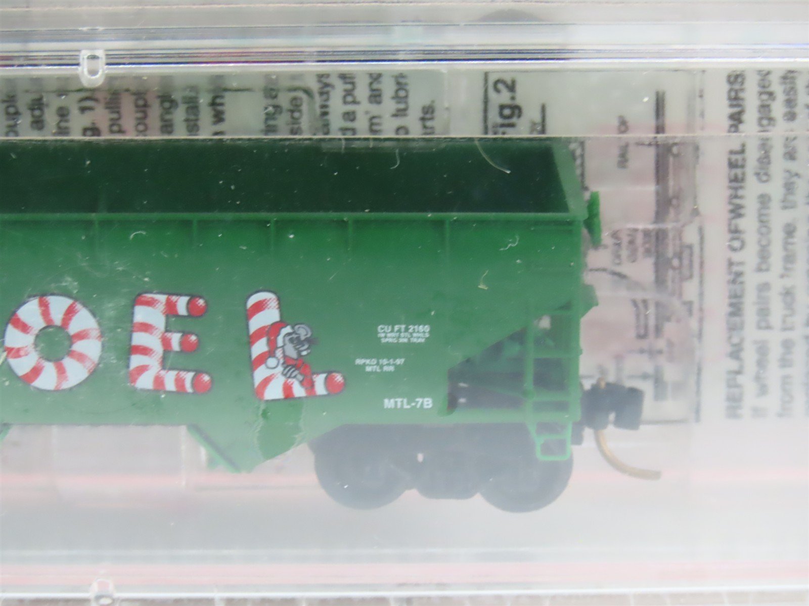 N Scale Micro-Trains MTL 55392 1997 Noel Holiday 2-Bay Hoppers 2-Pack Sealed