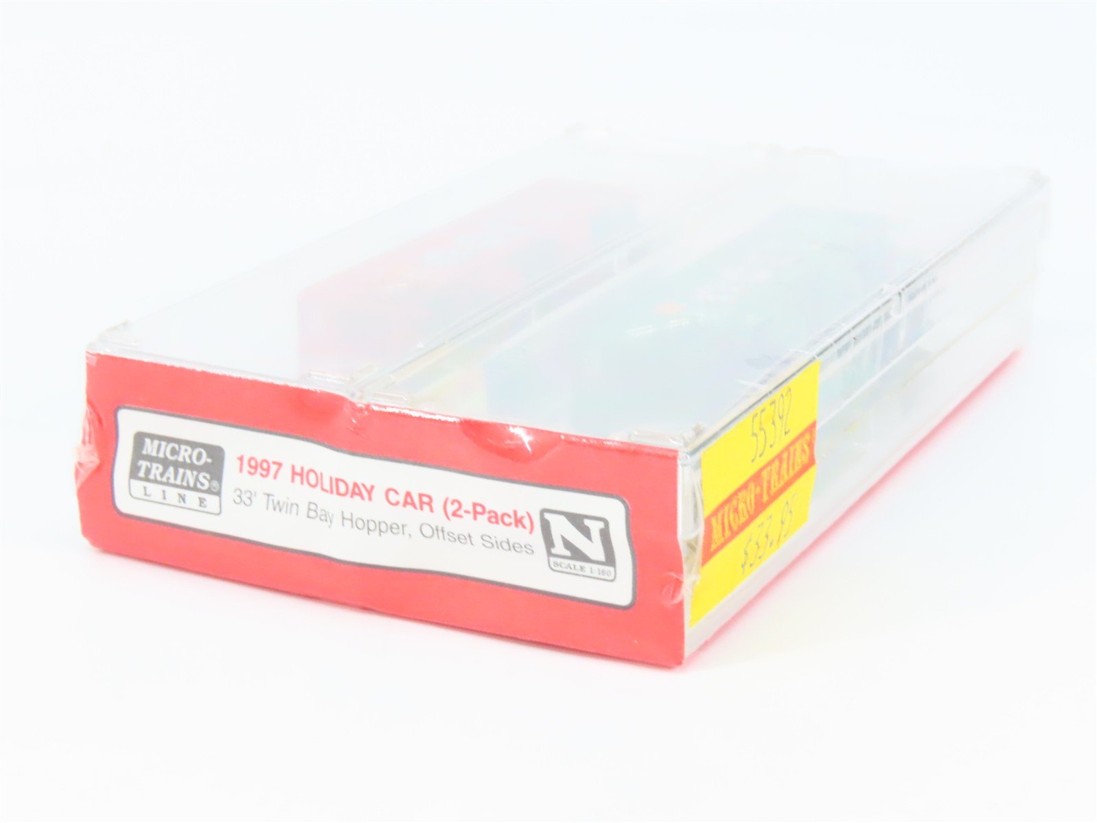 N Scale Micro-Trains MTL 55392 1997 Noel Holiday 2-Bay Hoppers 2-Pack Sealed