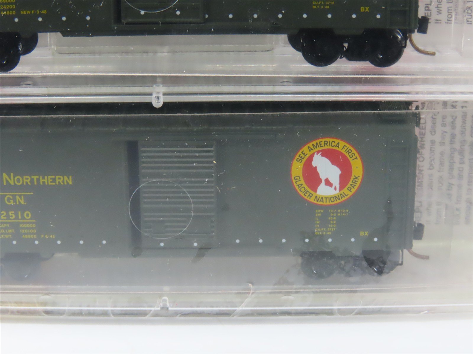 N Scale Micro-Trains MTL 20406-2 GN Great Northern 40' Box Car 2-Pack Sealed