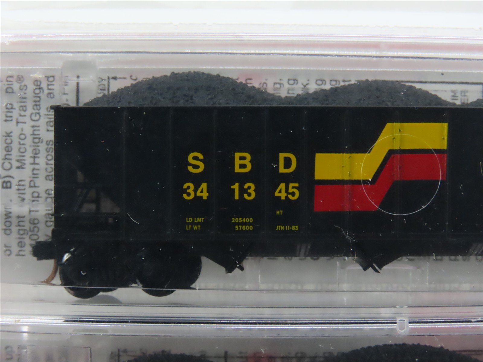 N Scale Micro-Trains MTL 108052 SBD Seaboard System 3-Bay Hoppers 2-Pack Sealed
