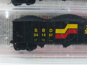 N Scale Micro-Trains MTL 108052 SBD Seaboard System 3-Bay Hoppers 2-Pack Sealed