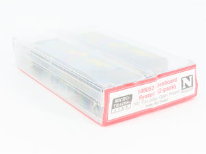N Scale Micro-Trains MTL 108052 SBD Seaboard System 3-Bay Hoppers 2-Pack Sealed