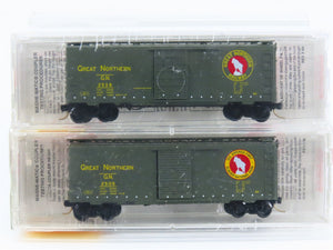 N Scale Micro-Trains MTL 20406-2 GN Great Northern 40' Box Cars 2-Pack Sealed