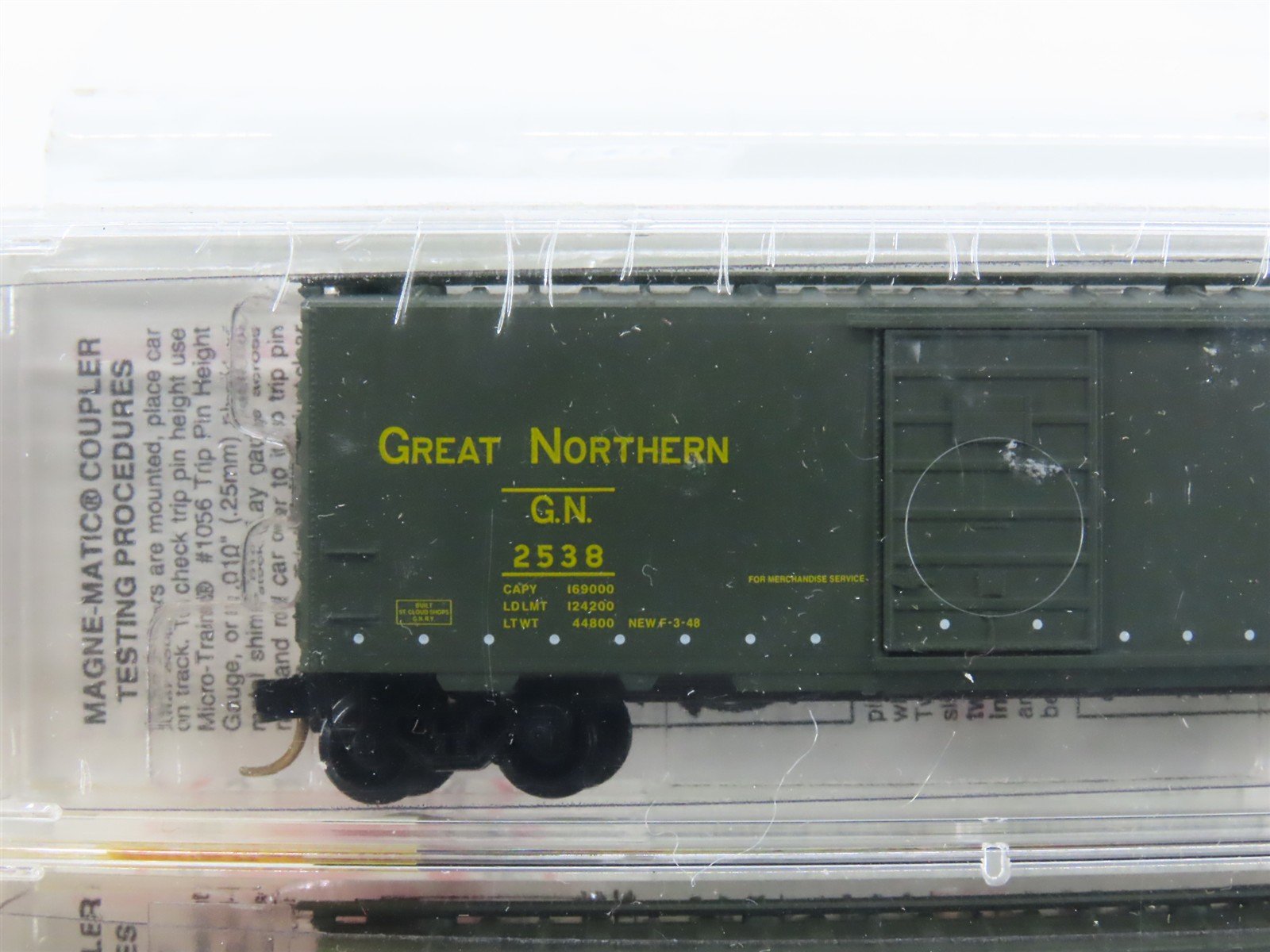 N Scale Micro-Trains MTL 20406-2 GN Great Northern 40' Box Cars 2-Pack Sealed