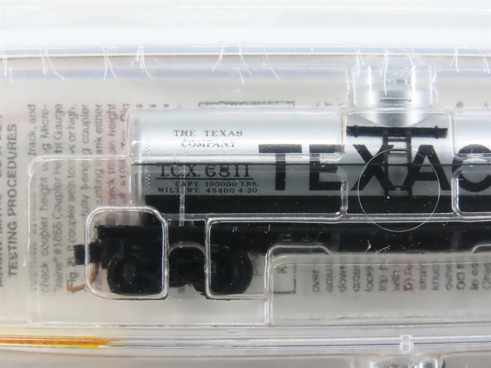 N Micro-Trains MTL 65072 TCX Texaco 39' Single Dome Tank Cars 2-Pack Sealed