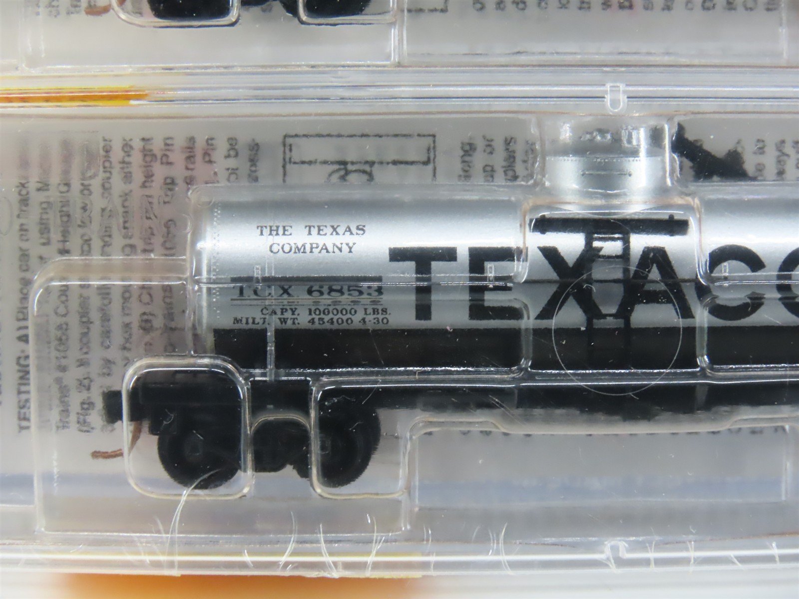 N Micro-Trains MTL 65072 TCX Texaco 39' Single Dome Tank Cars 2-Pack Sealed