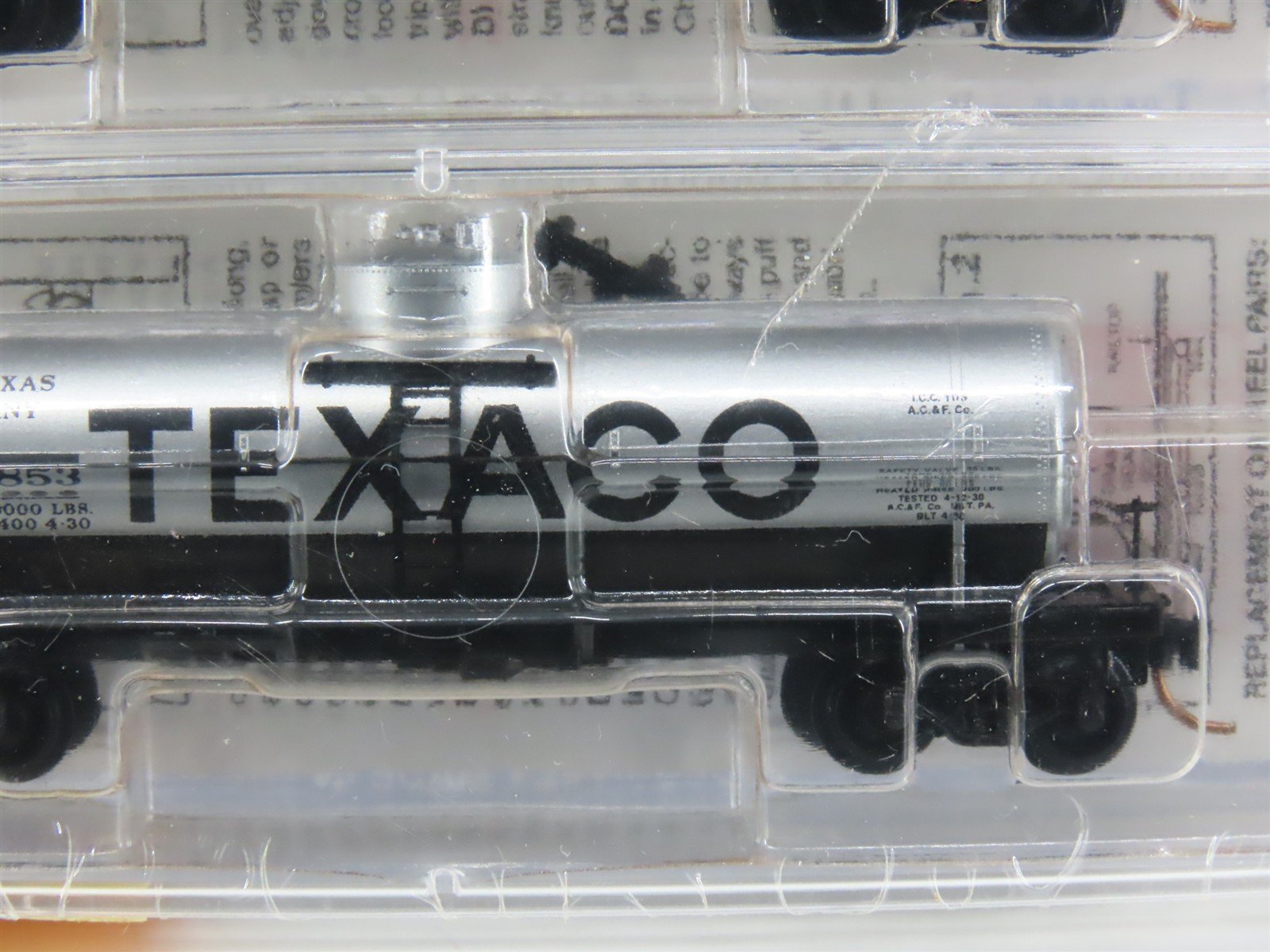 N Micro-Trains MTL 65072 TCX Texaco 39' Single Dome Tank Cars 2-Pack Sealed