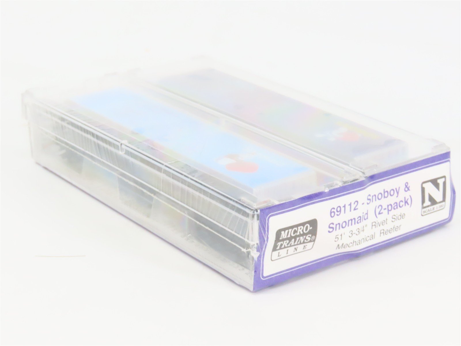 N Scale Micro-Trains MTL 69112 Snoboy & Snomaid Mechanical Reefer 2-Pack Sealed