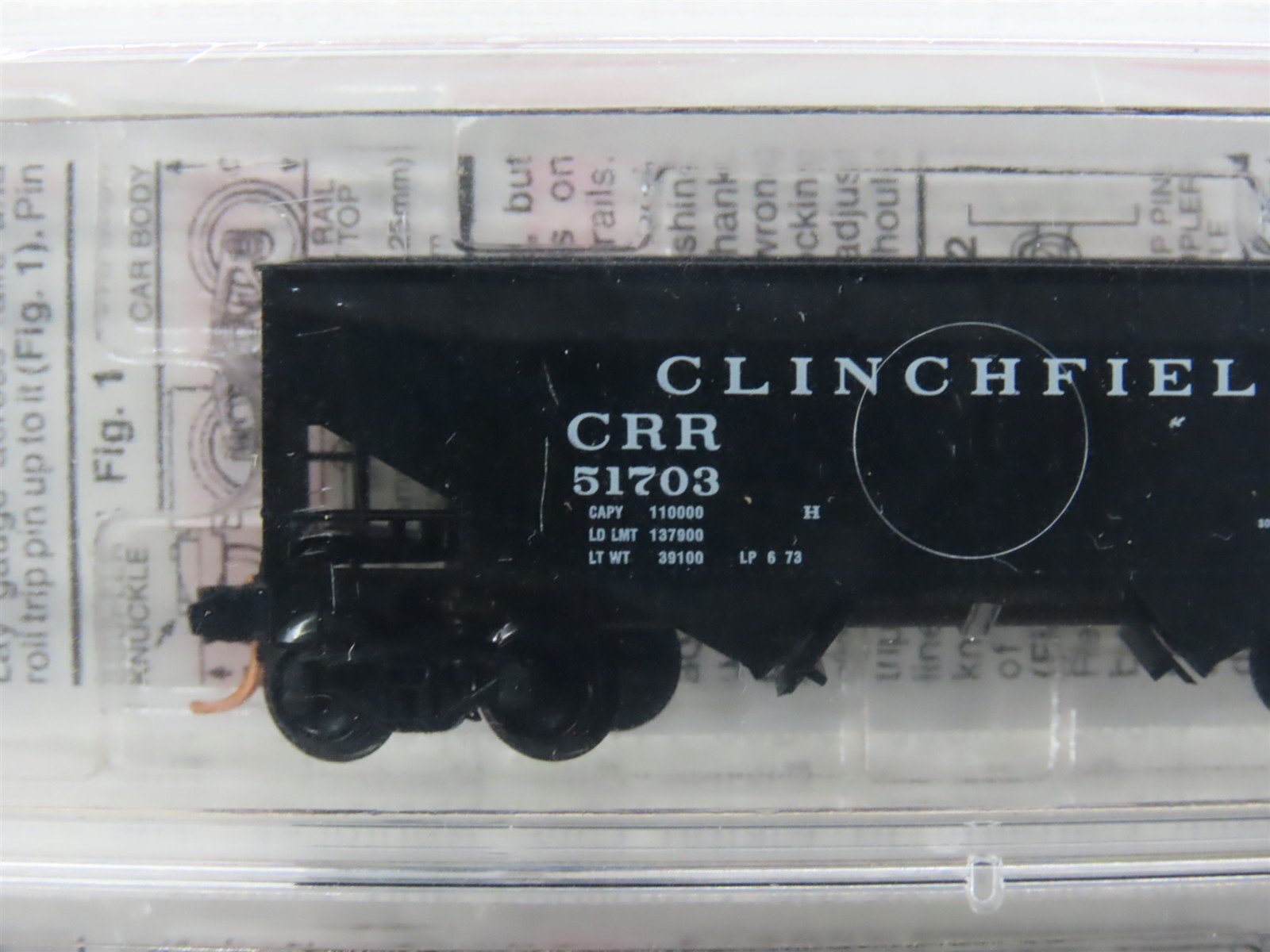N Scale Micro-Trains MTL 55102 CRR Clinchfield 2-Bay Hopper 2-Pack Sealed