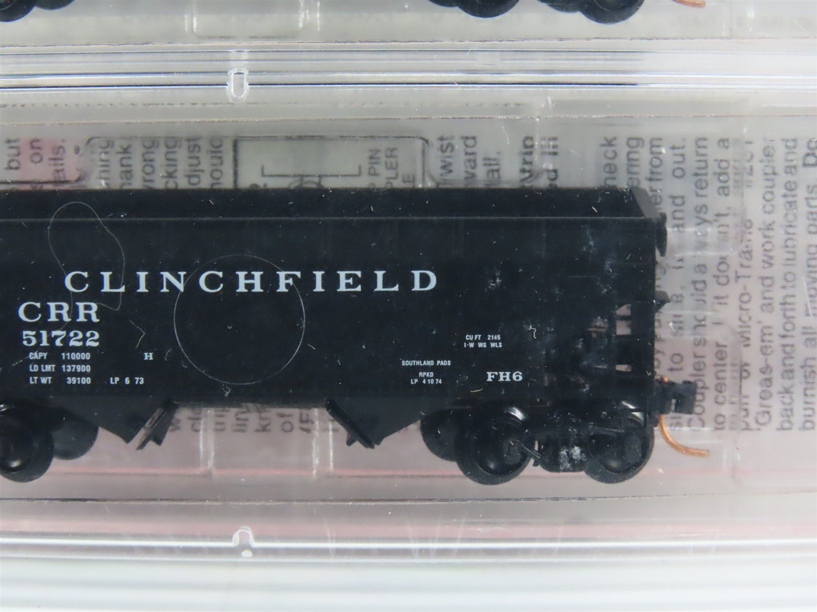N Scale Micro-Trains MTL 55102 CRR Clinchfield 2-Bay Hopper 2-Pack Sealed
