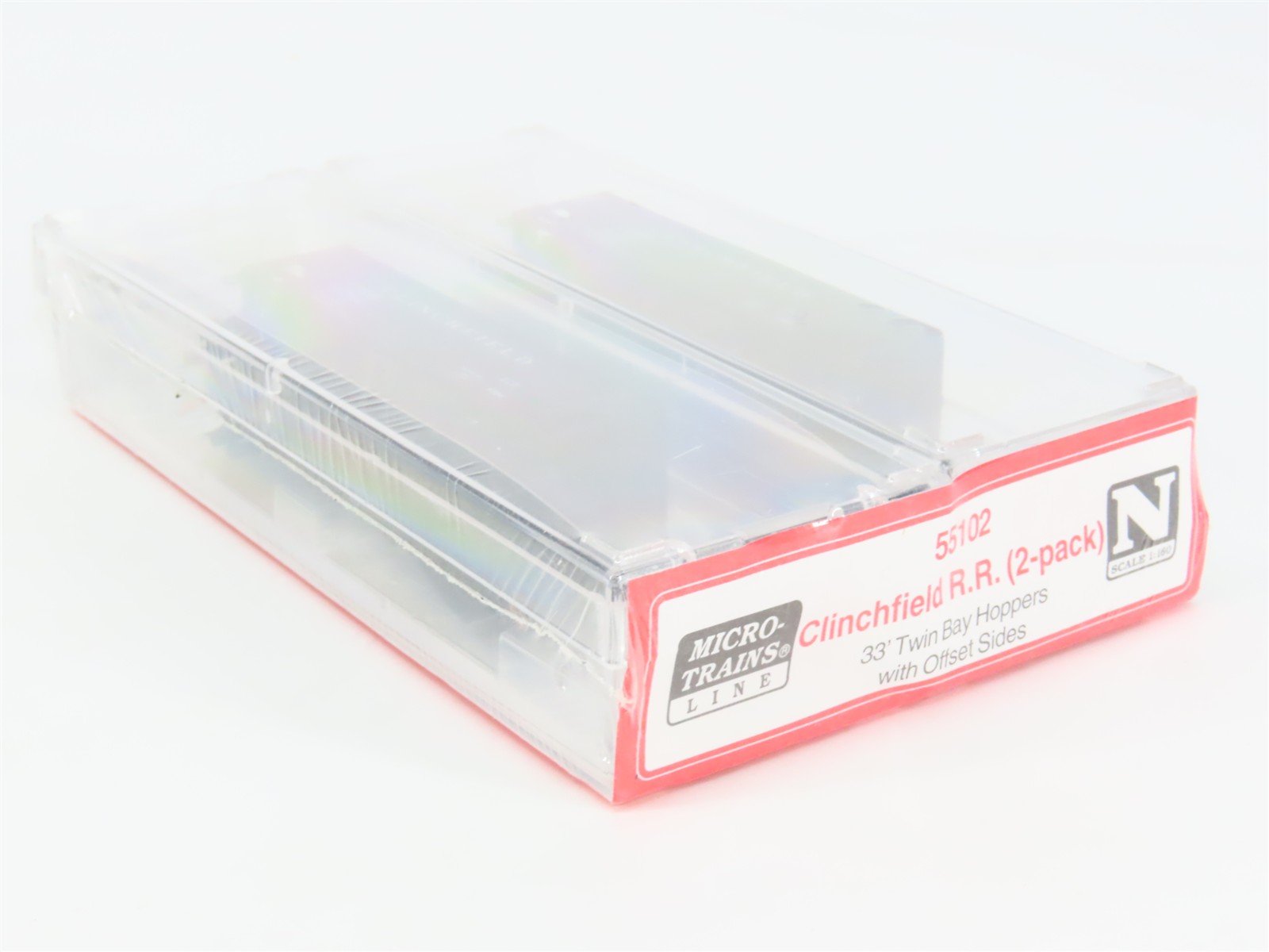 N Scale Micro-Trains MTL 55102 CRR Clinchfield 2-Bay Hopper 2-Pack Sealed