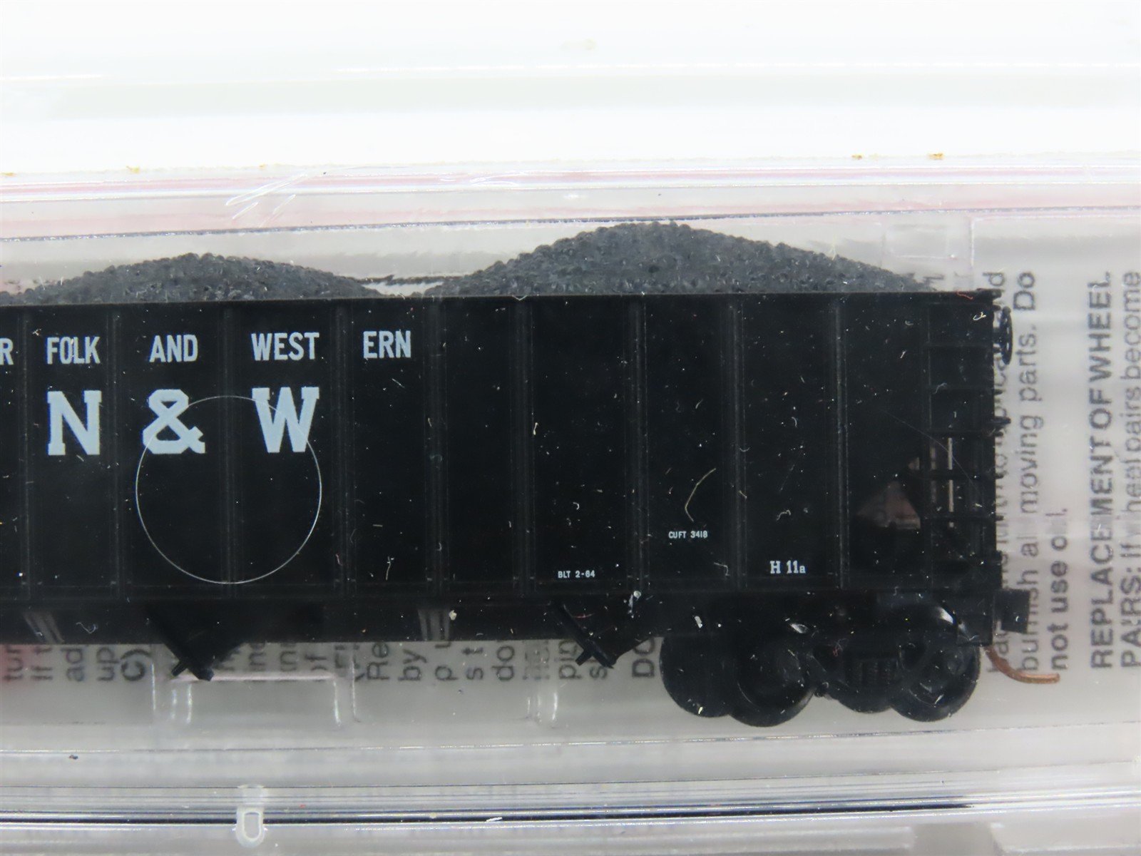 N Scale Micro-Trains MTL 108012 N&W Norfolk & Western 3-Bay Hopper 2-Pack Sealed