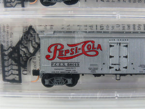 N Scale Micro-Trains MTL 58572 PCEX Pepsi Cola 36' Wood Reefer 2-Pack Sealed