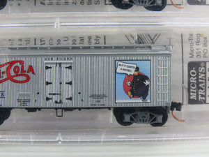 N Scale Micro-Trains MTL 58572 PCEX Pepsi Cola 36' Wood Reefer 2-Pack Sealed