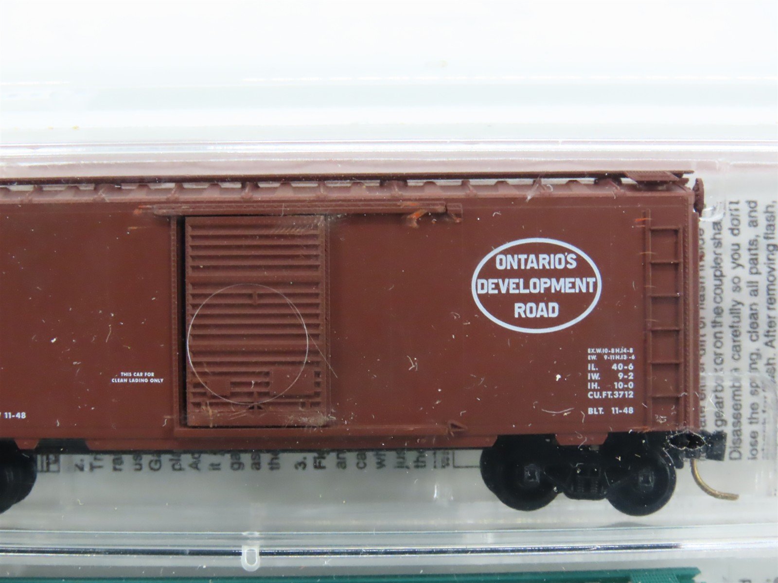 N Scale Micro-Trains MTL 20376-2 ONT Ontario Northland 40' Box Car 2-Pack Sealed