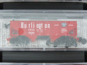 N Scale Micro-Trains MTL 993 00 004 CB&Q Burlington Hoppers 4-Car Runner Pack