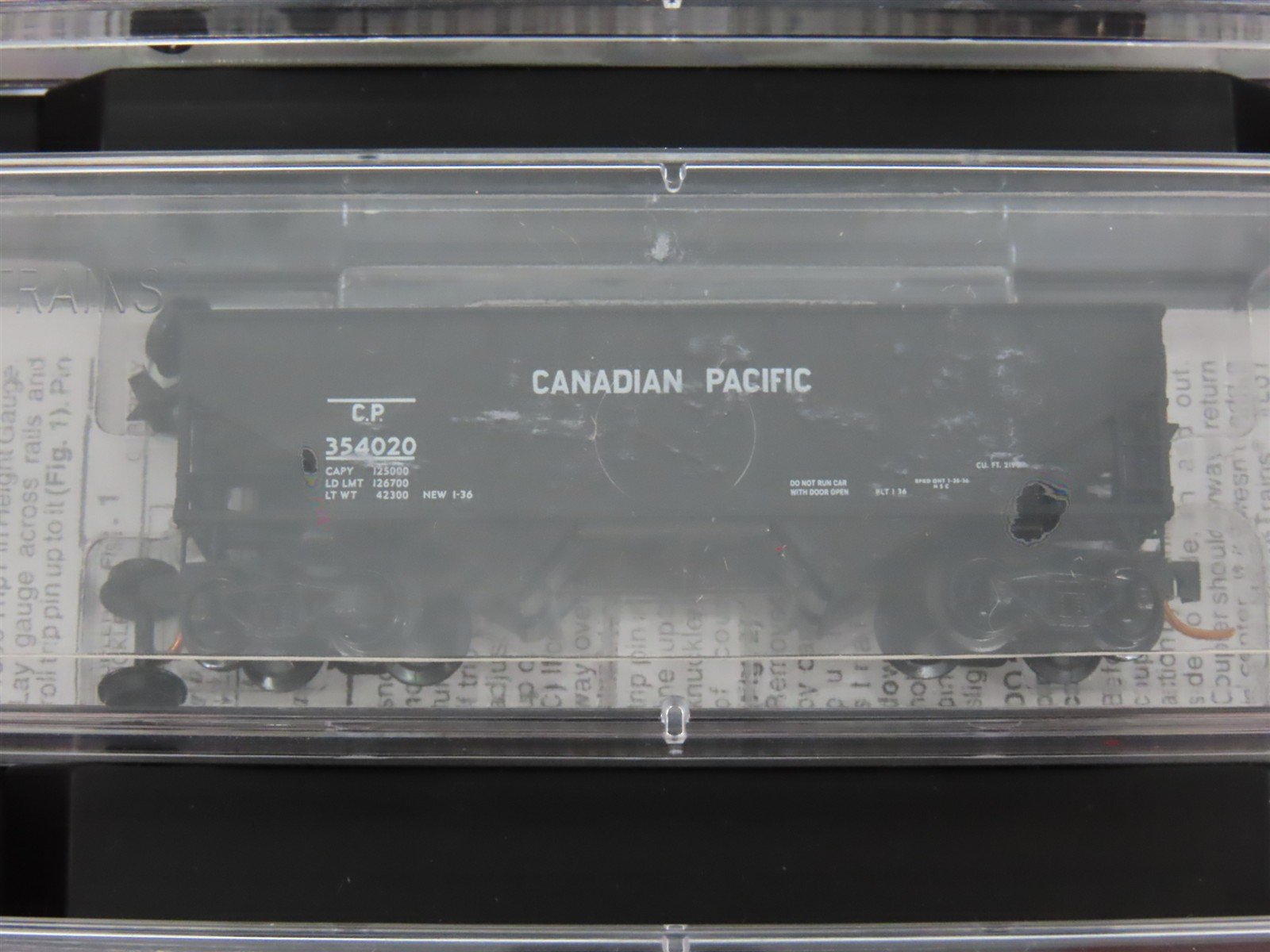 N Micro-Trains MTL 993 00 003 CP Canadian Pacific Hoppers 4-Car Runner Pack