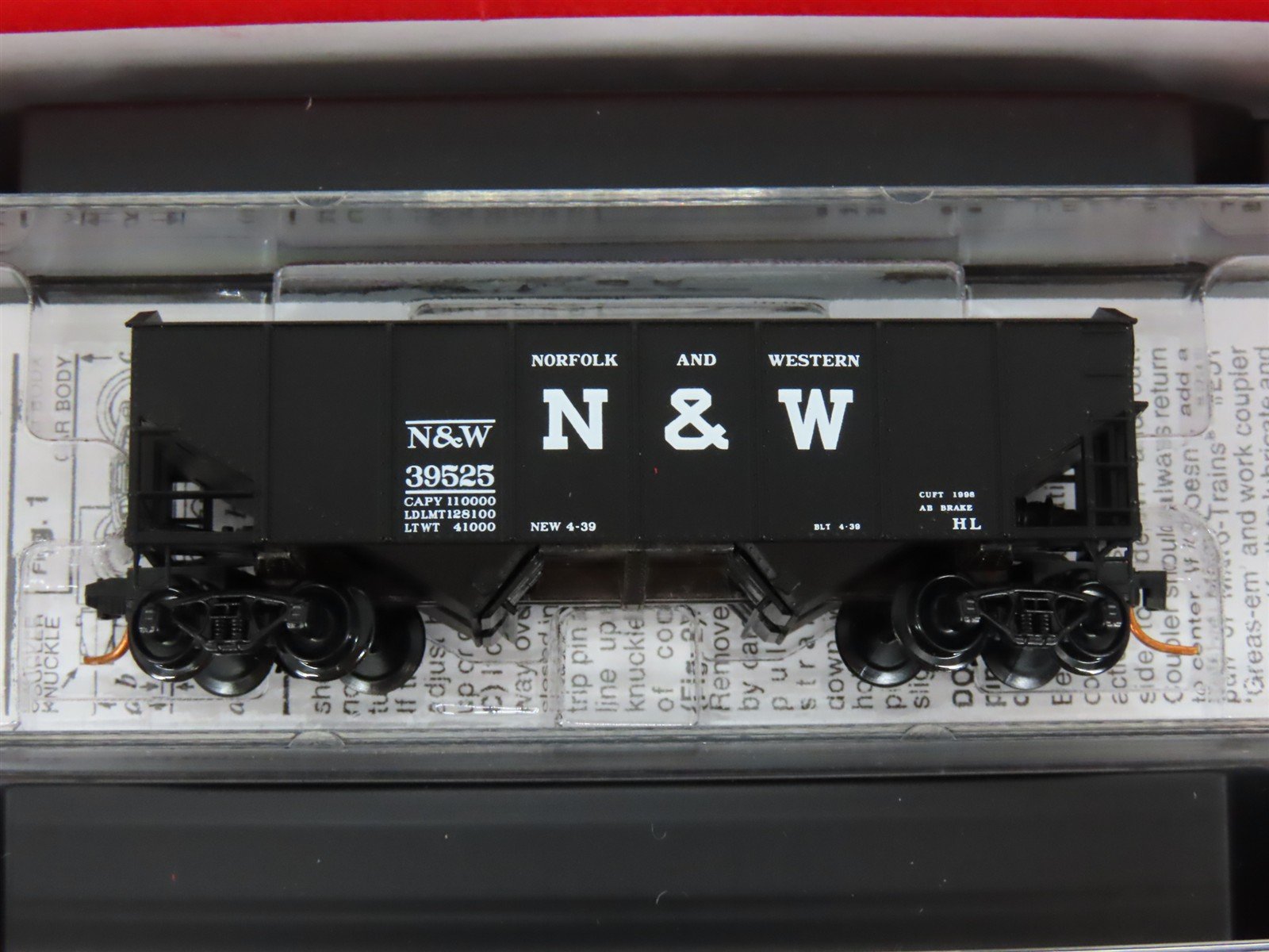 N Micro-Trains MTL 993 00 012 N&W Norfolk & Western Hoppers 4-Car Runner Pack