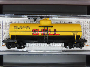 N Scale Micro-Trains MTL 993 00 007 SCCX Shell Oil Tank Car 4-Car Runner Pack