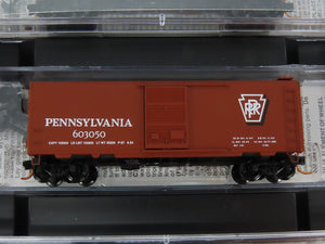N Scale Micro-Trains MTL 993 00 001 PRR Pennsylvania Box Cars 4-Car Runner Pack