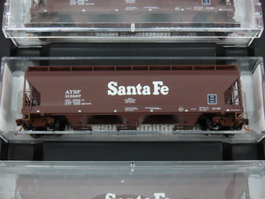 N Micro-Trains MTL 993 00 020 ATSF Santa Fe 3-Bay Hoppers 4-Car Runner Pack