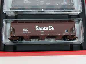 N Micro-Trains MTL 993 00 020 ATSF Santa Fe 3-Bay Hoppers 4-Car Runner Pack