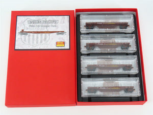 N Scale Micro-Trains MTL 993 00 010 UP Union Pacific Flat Cars 4-Car Runner Pack