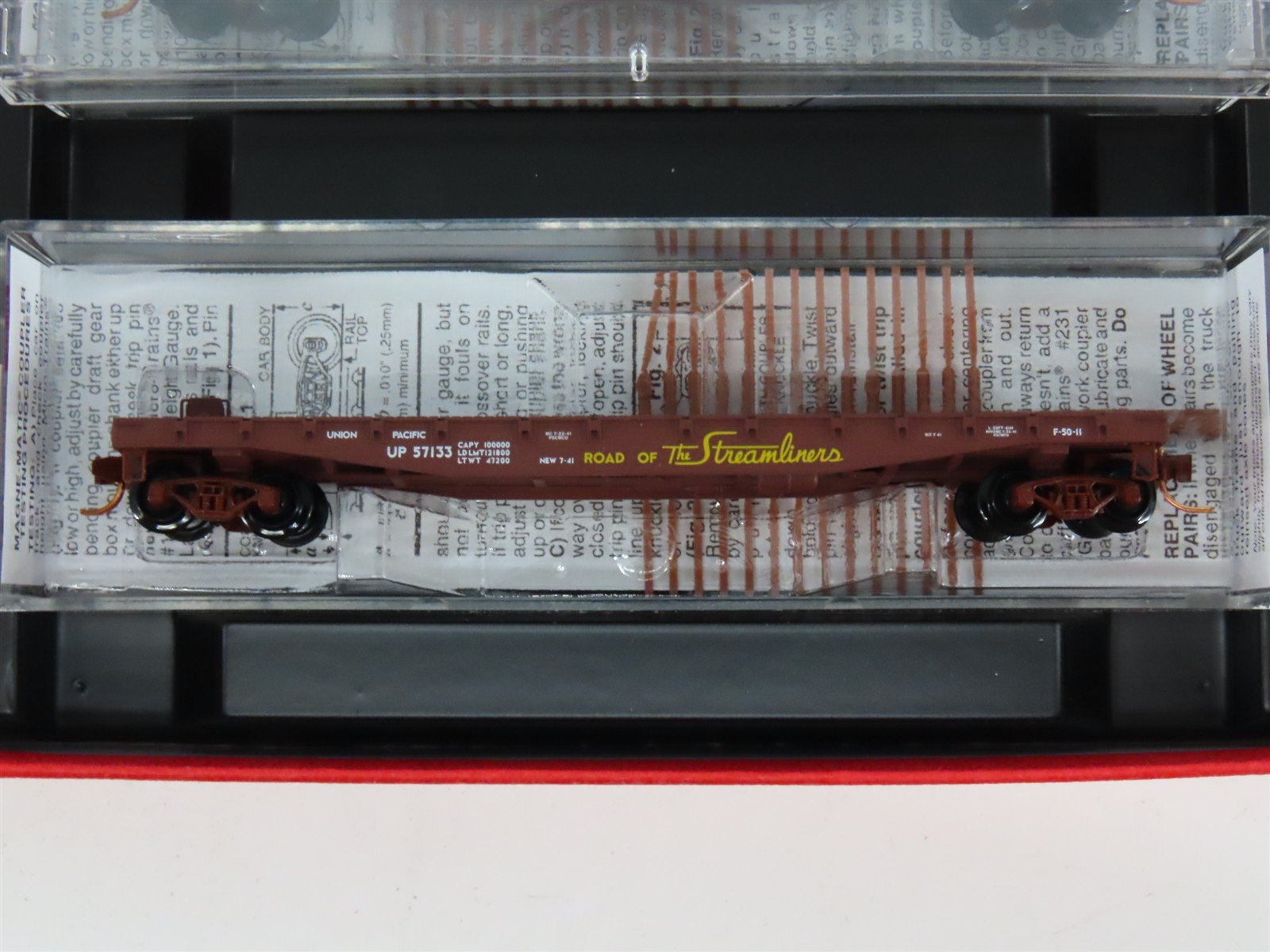 N Scale Micro-Trains MTL 993 00 010 UP Union Pacific Flat Cars 4-Car Runner Pack