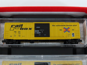N Scale Micro-Trains MTL 993 00 015 RBOX Railbox Box Car 4-Car Runner Pack