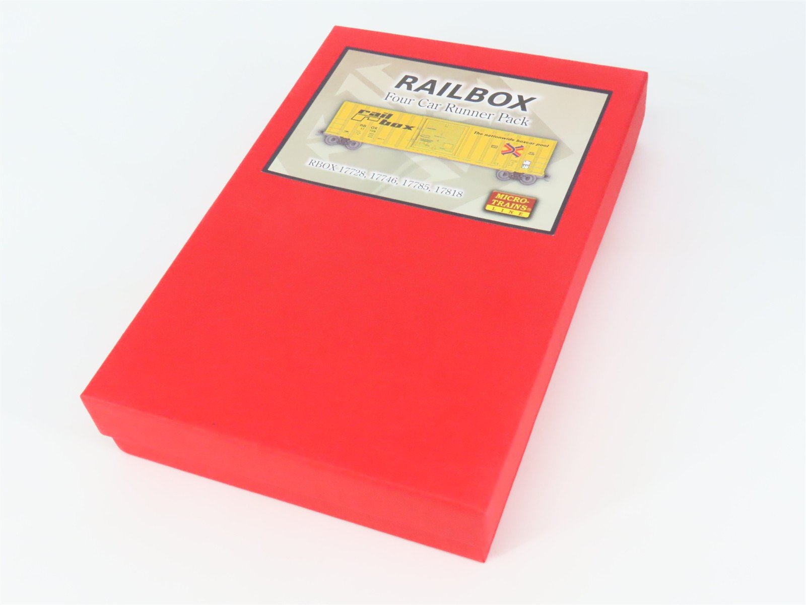 N Scale Micro-Trains MTL 993 00 015 RBOX Railbox Box Car 4-Car Runner Pack
