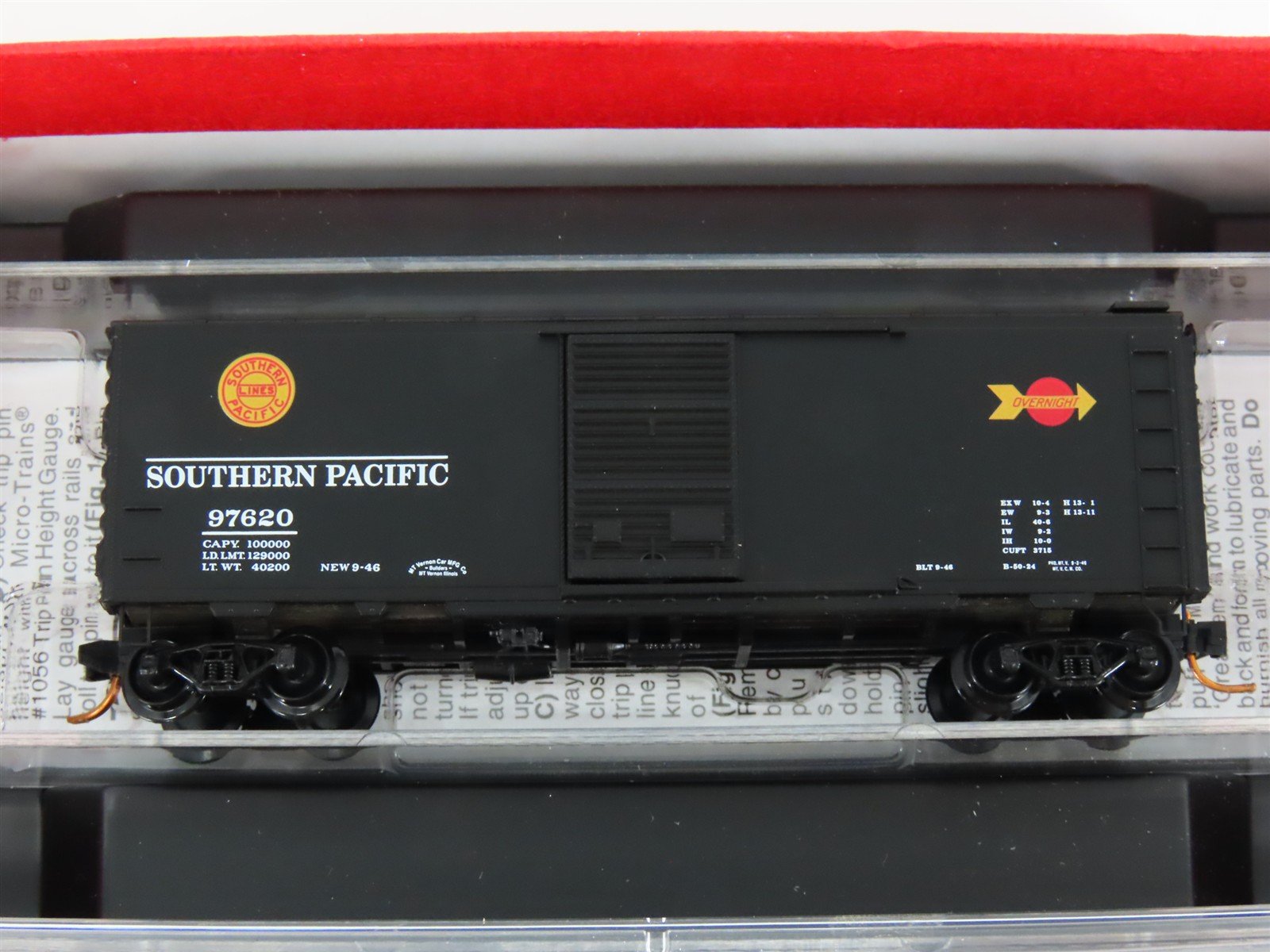 N Micro-Trains MTL 993 00 016 SP Southern Pacific Box Cars 4-Car Runner Pack