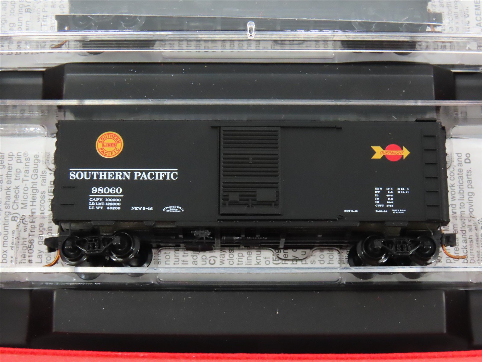 N Micro-Trains MTL 993 00 016 SP Southern Pacific Box Cars 4-Car Runner Pack