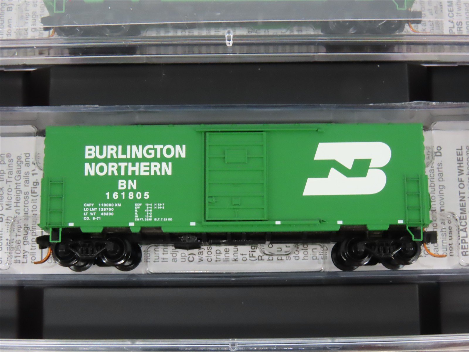 N Micro-Trains MTL 993 00 005 BN Burlington Northern Box Cars 4-Car Runner Pack