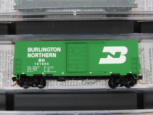 N Micro-Trains MTL 993 00 005 BN Burlington Northern Box Cars 4-Car Runner Pack