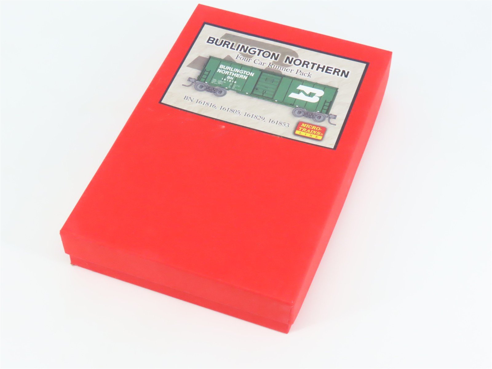 N Micro-Trains MTL 993 00 005 BN Burlington Northern Box Cars 4-Car Runner Pack