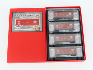 N Micro-Trains MTL 993 00 011 CN Canadian National Box Cars 4-Car Runner Pack