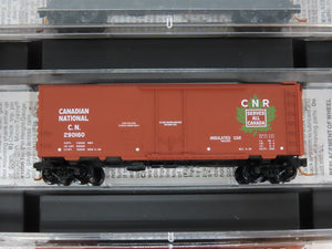 N Micro-Trains MTL 993 00 011 CN Canadian National Box Cars 4-Car Runner Pack