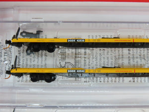 N Micro-Trains MTL 993 00 013 DODX Department of Defense Flat Cars 4-Car Pack