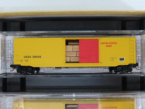 N Micro-Trains MTL 993 00 019 USAX US Army Box Cars w/ Loads 4-Car Runner Pack