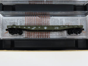 N Scale Micro-Trains MTL 993 00 014 USAX US Army Flat Cars 4-Car Runner Pack