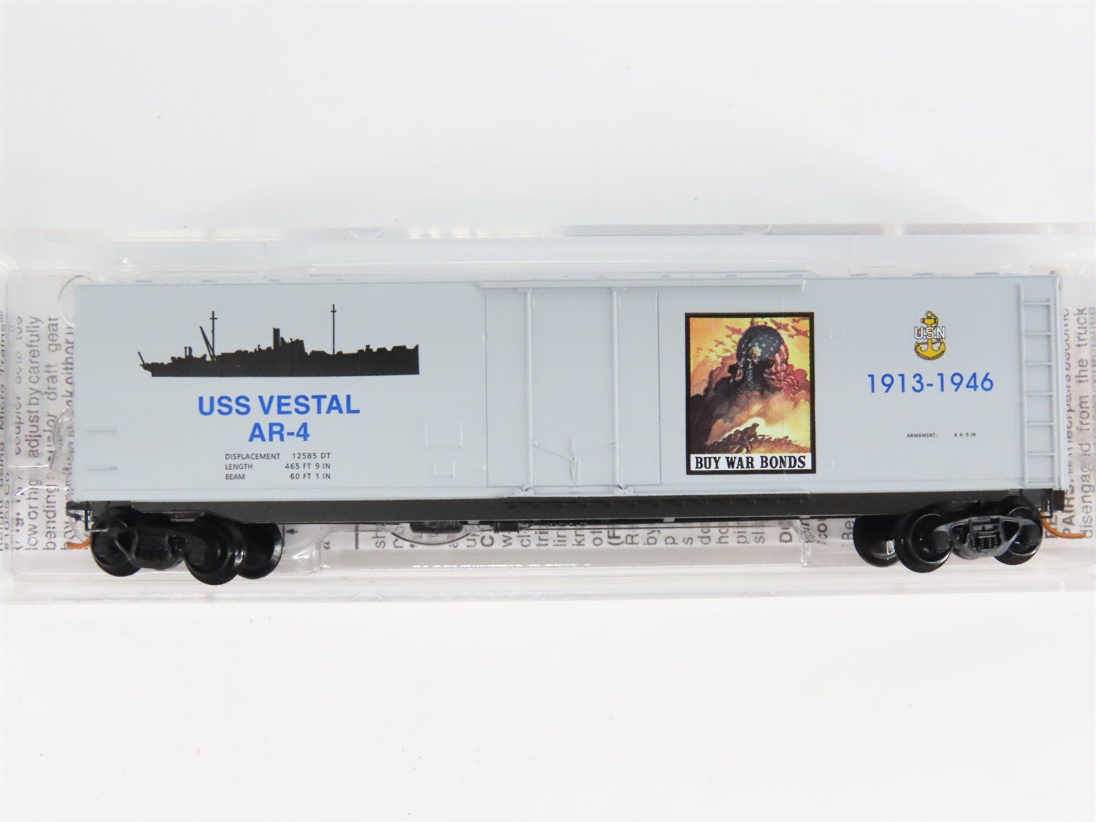 N Scale Micro-Trains MTL 993 21 060 Battleship Row Pearl Harbor Box Car Set of 7