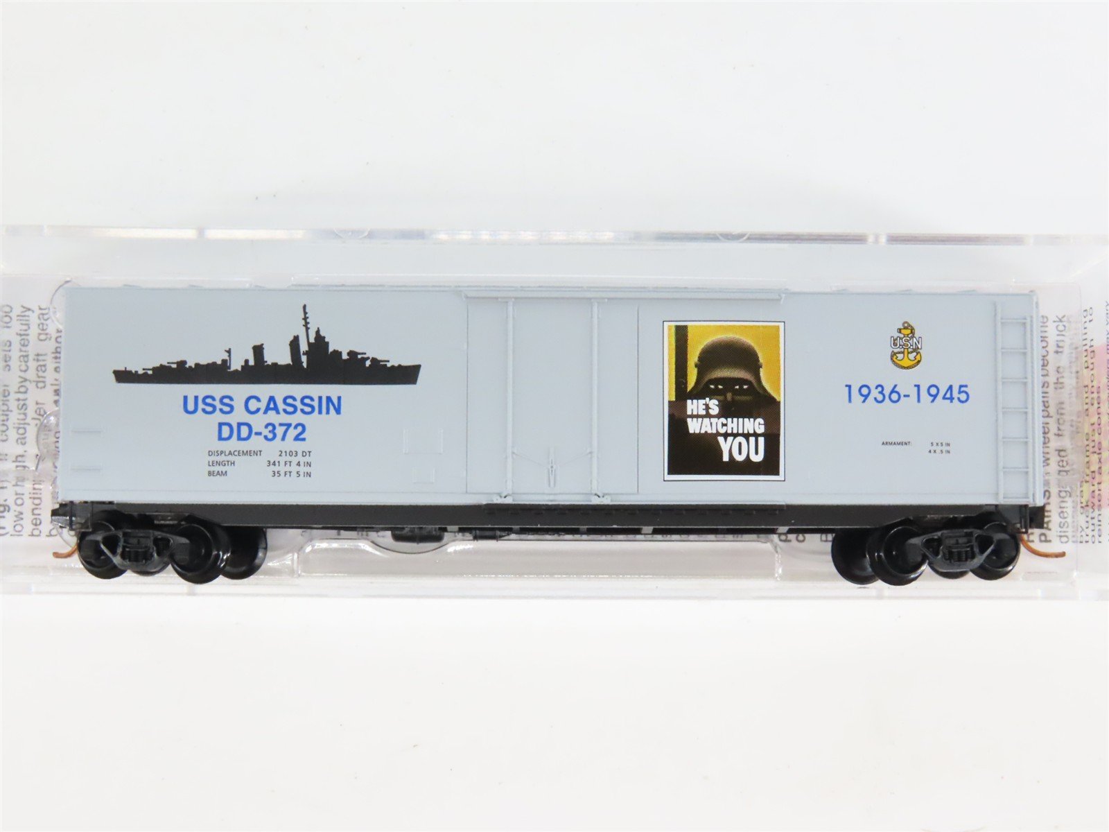N Scale Micro-Trains MTL 993 21 060 Battleship Row Pearl Harbor Box Car Set of 7